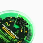 Набор рыболовных грузил 80 г, стопор 1 шт. и кембрики 1 шт., d=7 см - Фото 3