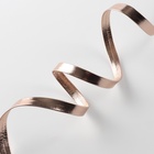 Косая бейка, кожзам, 8 мм, 10±1 м, песочная - Фото 2