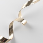 Косая бейка, кожзам, 15 мм, 10±1 м, бежевая - Фото 2