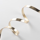 Косая бейка, кожзам, 8 мм, 10±1 м, бежевая - Фото 2