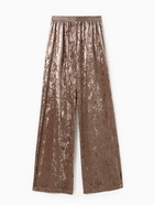 Брюки домашние KAFTAN Velvet 52-54, кофейный - Фото 8