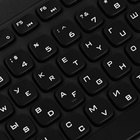 Клавиатура компьютерная Sima-Land SL-02, мембранная, островная, 104 клавиши, USB, 1.5 м, черная - Фото 3