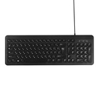 Клавиатура компьютерная Sima-Land SL-02, мембранная, островная, 104 клавиши, USB, 1.5 м, черная - Фото 4