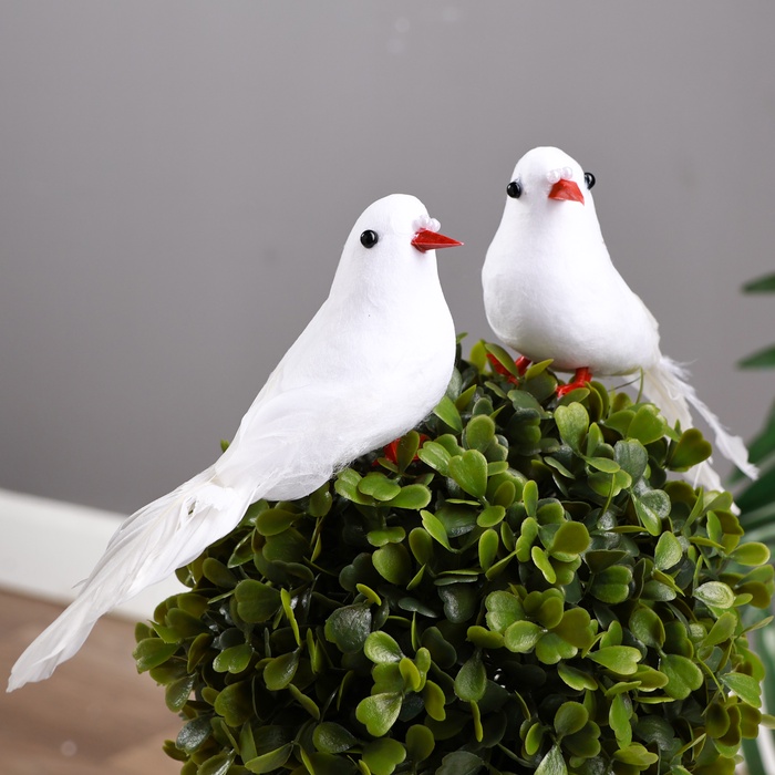 Набор фигурок TAKE IT EASY «Пара голубей», 2 шт., 14×9×8 см - Фото 1