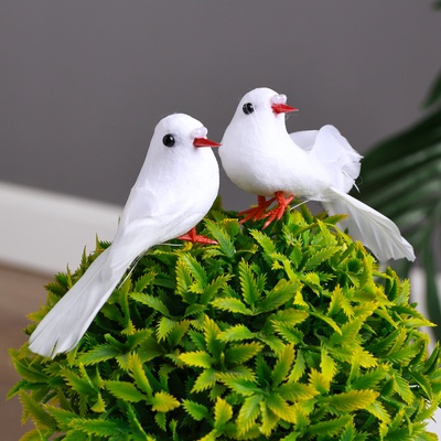 Набор фигур «Пара голубей», 8×4×3 см