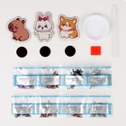 Алмазная мозаика на деревянном магните для детей «Милые зверюшки», набор для творчества - Фото 3