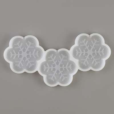 Молд силикон, «Снежинки» 13×6×0.5 см