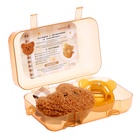 Пустышка с держателем «Мишка», набор в контейнере, коричневый - Фото 12