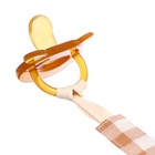 Пустышка с держателем «Мишка», набор в контейнере, коричневый - Фото 5