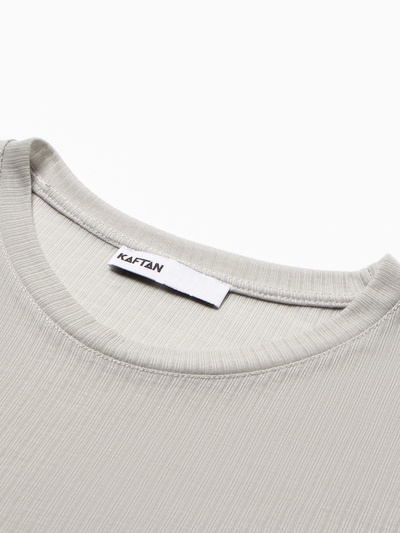 Пижама женская (лонгслив, шорты) KAFTAN «Бархат», размер 40-42, розовая