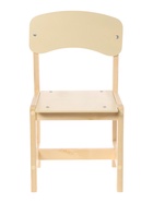 Стул деревянный, детский, регулируемый (0-2), натуральный - Фото 2