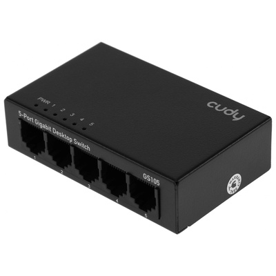 Коммутатор Cudy GS105 (L2), 5×1 Гбит/с, неуправляемый