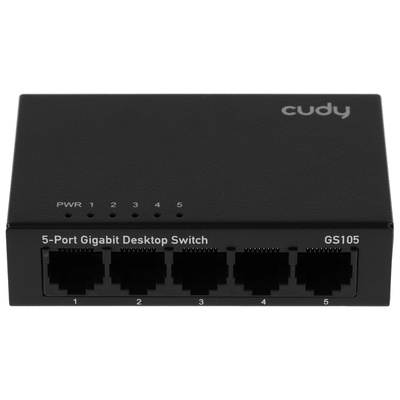 Коммутатор Cudy GS105 (L2), 5×1 Гбит/с, неуправляемый