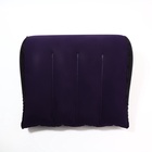 Подушка надувная, дорожная, 42×35 см, в пакете, синяя - Фото 3