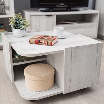 Столик журнальный «Флекс 16», 600×600×400 мм, цвет дуб шавиниган