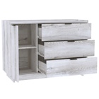 Комод с 3-мя ящиками и дверью «Флекс 5», 1100×450×780 мм, цвет дуб шавиниган - фото 14633489