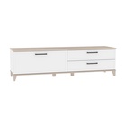 Белый / блеквуд сатиновый