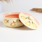 Пельменница "Псковская" малая, 1,25л / 19х12см, персиковый поцелуй - фото 27585561