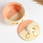 Пельменница "Псковская" малая, 1,25л / 19х12см, персиковый поцелуй - фото 27585563