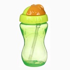 Поильник детский M&B с силиконовой трубочкой, от 9 мес., 340 мл., зеленый - Фото 3