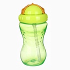 Поильник детский M&B с силиконовой трубочкой, от 9 мес., 340 мл., зеленый - Фото 5