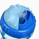 Поильник детский M&B с силиконовой трубочкой, от 9 мес., 340 мл., голубой - Фото 4