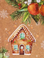 Подарочные пакеты новогодние крафт «Сказка», 26?32?12 см, Набор 5 шт. (комплект 4 шт) - фото 42063104