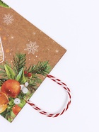 Подарочные пакеты новогодние крафт «Сказка», 26?32?12 см, Набор 5 шт. (комплект 4 шт) - фото 42063106