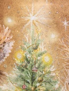 Подарочные пакеты новогодние крафт «Сказка», 26?32?12 см, Набор 5 шт. (комплект 4 шт) - фото 42063093