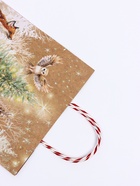 Подарочные пакеты новогодние крафт «Сказка», 26?32?12 см, Набор 5 шт. (комплект 4 шт) - фото 42063094