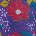 УЦЕНКА Ткань из полиэстера «Цветы», ширина 150 см, рулон 50±1 м, сиреневая - Фото 2