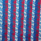 УЦЕНКА Ткань из полиэстера «Цветы», ширина 150 см, рулон 50±1 м, красная, синяя - Фото 2