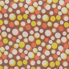 УЦЕНКА Ткань из полиэстера «Круги», ширина 150 см, рулон 50±1 м, коричневая, разноцветная - Фото 2