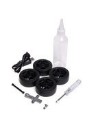 Машинка радиоуправляемая Drift, дрифт, аккумулятор, световые и дымовые эффекты, сменные колеса, цвет красный - Фото 15