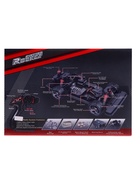 Машинка радиоуправляемая Drift, дрифт, аккумулятор, световые и дымовые эффекты, сменные колеса, цвет красный - Фото 21