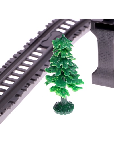 Железная дорога «Ретро», работает от батареек, световые и звуковые эффекты, детская