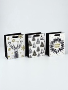 Набор пакетов «Новый год», 3 шт,  18 × 23 × 9 см 10707002