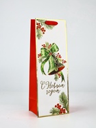 Набор пакетов под бутылку «С Новым годом» - фото 61066661