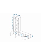 Гостиная «Селеста», 2006×370×1862 мм, цвет кашемир, дуб вотан - Фото 4