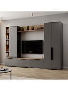 Шкаф двухстворчатый распашной «Селеста», 664×484×1862 мм, цвет графит - Фото 5