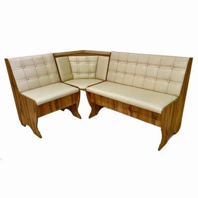 Кухонный уголок «КУ-19/1», без стола, 1620×1180×920 мм, цвет дуб вотан