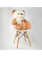 Мягкая игрушка «Медведь», с вишенкой, 80 см, цвет коричневый  (артикул 10826954)  большой выбор товаров оптом и в розницу по низким ценам с доставкой