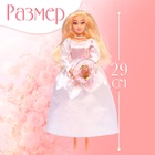 Кукла шарнирная «Красивая невеста» - Фото 2