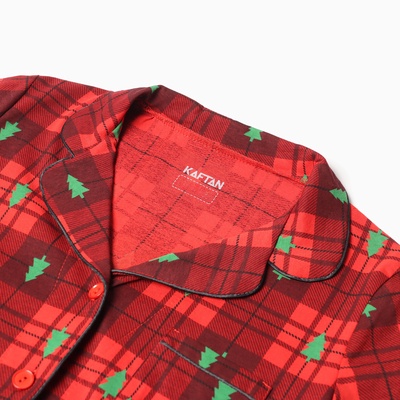 Пижама мужская KAFTAN Red mood, размер 48