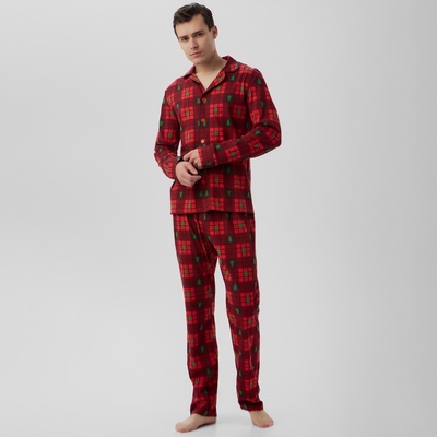 Пижама мужская KAFTAN Red mood, размер 48
