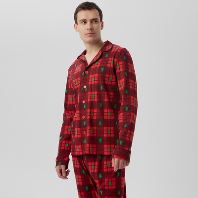Пижама мужская KAFTAN Red mood, размер 48