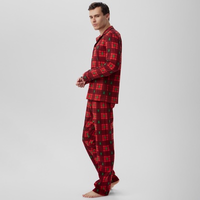 Пижама мужская KAFTAN Red mood, размер 48