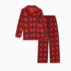 Пижама мужская KAFTAN Red mood, р.48 10610252 - фото 13789074