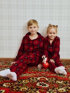 Пижама детская новогодняя: рубашка, брюки, KAFTAN: Red mood, красная, рост 86-92 см - Фото 5