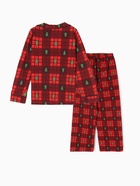 Пижама детская новогодняя: рубашка, брюки, KAFTAN: Red mood, красная, рост 98-104 см - Фото 15